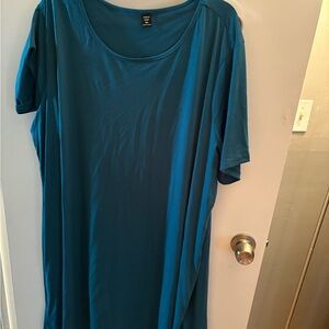 SHEIN Teal Curve  Tshirt Dress size 4x
